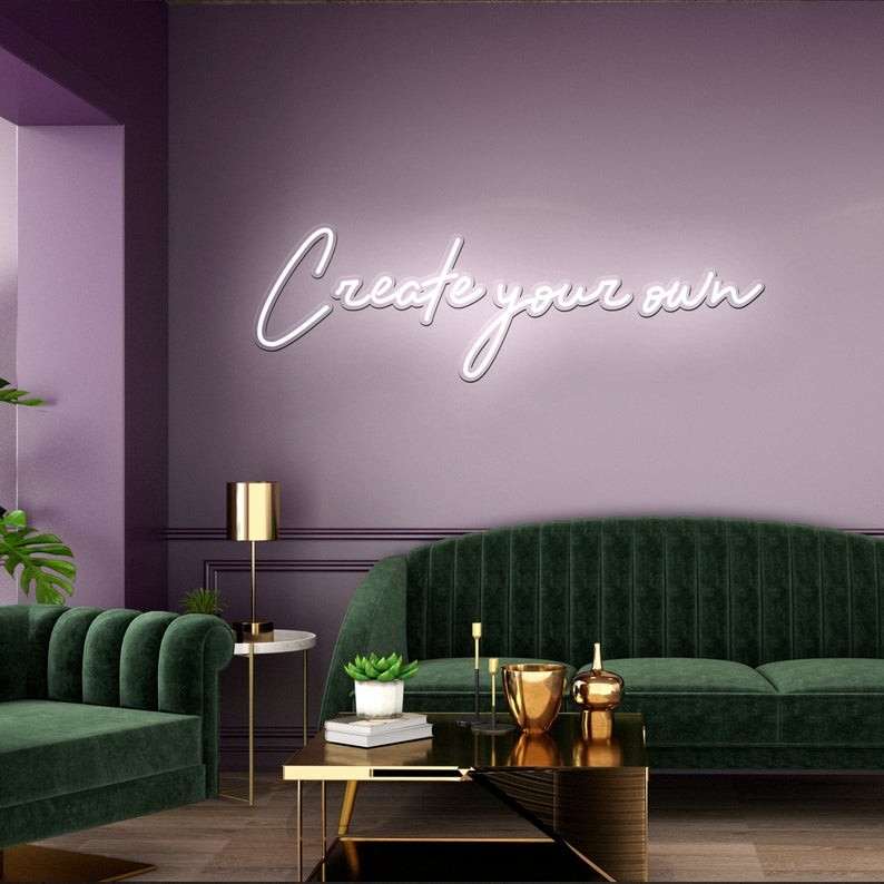 Custom Neon Signs Lightning Bolt Pink Led Neon Signs For Bedroom Wall Decor
