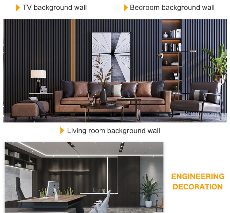 Environmental Protection Wall Panel Wood Grille Groove Solid Wood Wall Panel