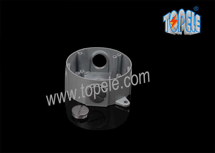 4"Round Weatherproof Conduit Outlet Box Outlet Holes 5,Hole / Aluminum Weatherproof Electrical Boxes