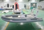 480cm GRP Rubber Inflatable RIB Boats , Adults / Kids Inflatable Boat