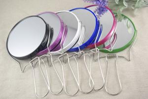 China Desktop metal cosmetic mirror,Various color for choice wholesale