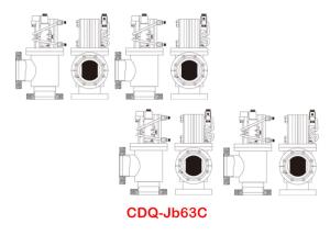China Pneumatic Vacuum Angle Valve Flange ISO-K/ CF Leak Rate ≤1.3×10-10 Pa.M3/S wholesale
