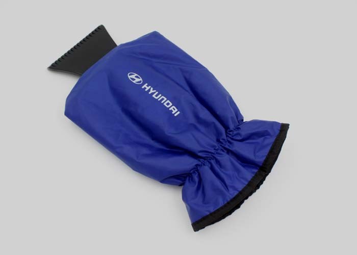 Durable PS + Nylon Car Ice Scraper With Glove For Promotional Gift