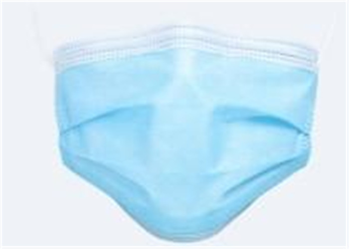 Adults 3 Ply Disposable Earloop Face Mask , Non Woven Fabric Face Mask Anti Virus