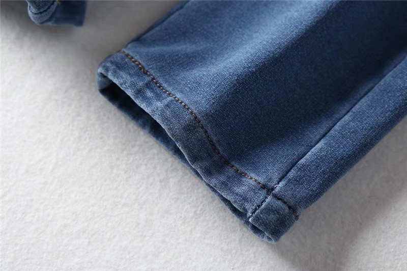 Cotton Poly Stretch Thick Denim Look Alike Fabric For Winter 6 oz