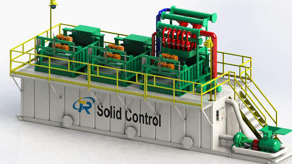 500GPM Trenchless Mud System Drilling Rig Horizontal Directional Drilling
