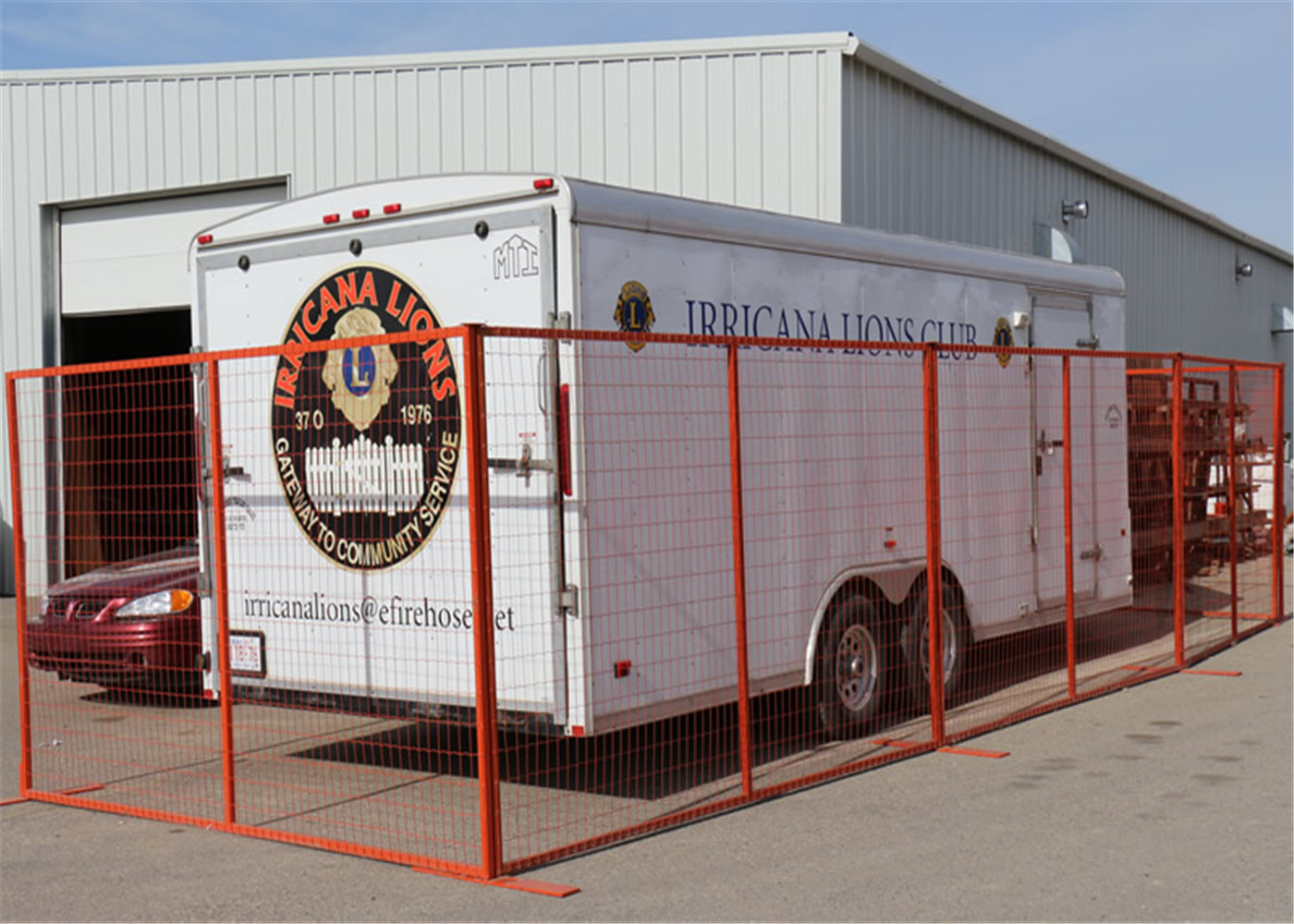 Canada standard Construction Temporary Fencing Panels 6'x9.6' mesh 2"x4"x3.2mm powder coated yellow 1.2"/30mm tubing