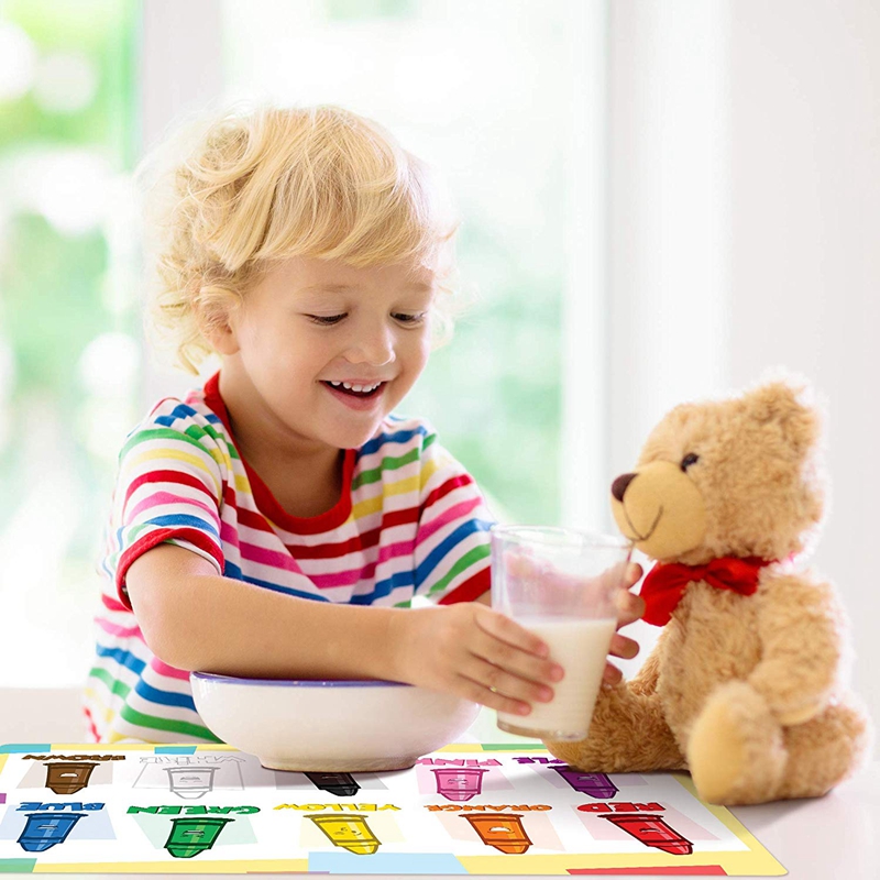 Oil Proof Disposable Dining Table Mats Plastic Kids Dinner Mat
