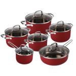 Hot Selling 12pcs Stainless Steel Cookware Set Cooking Tornado Pots And Pans