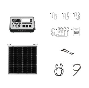 China Balcony Portable Power Station 2048WH LiFePO4 Battery Flexible Solar Panel wholesale