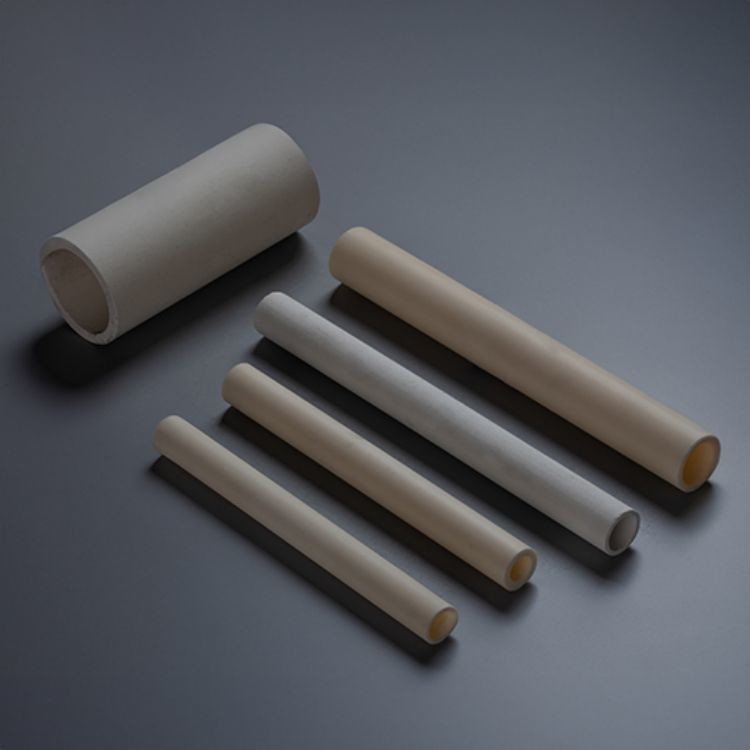 9 Mohs Hardness Round Alumina Ceramic Tubes For Semiconductor Industry