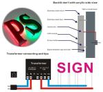 Business Villa Address Number Metal Letter Sign Plate 28C LED Backlit Stainless
