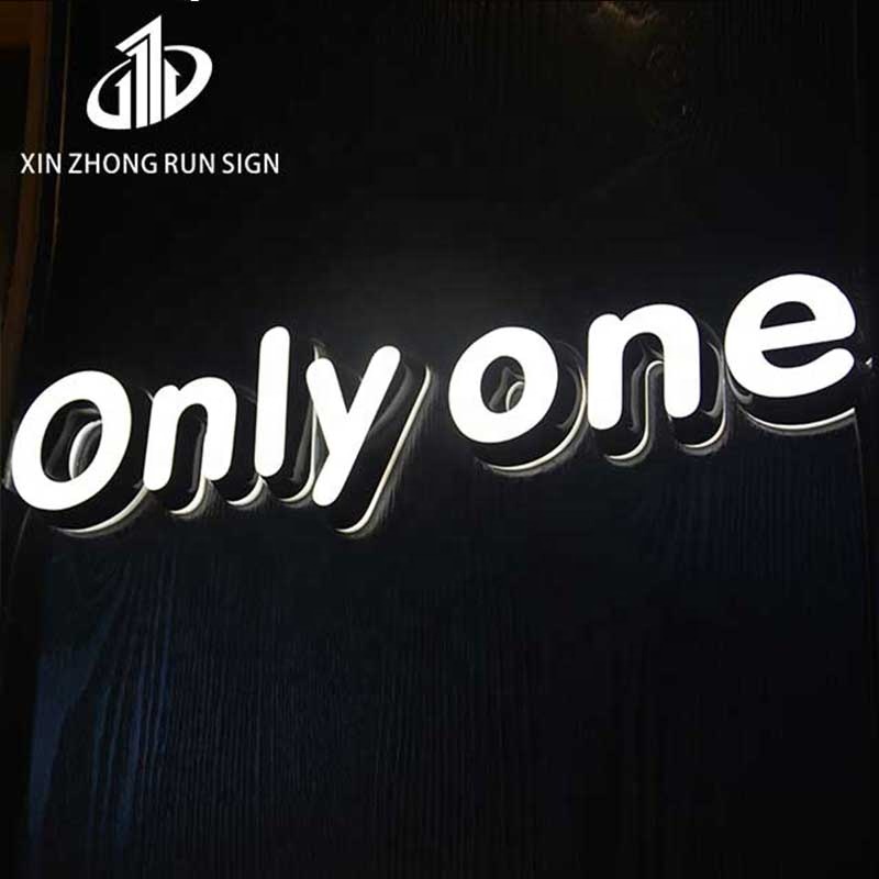 Hot Selling 3d Led Shop Signs Logo Acrylic Led Acrylic Letter Backlit Acrylic Led