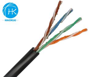 China CCA UTP CAT5E LAN Cable Outdoor Jelly Filled High Temperature Resistance wholesale