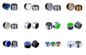 China Water Saving Faucet Accessory , Plastic Kitchen Faucet Aerators Increasing Wetting Ability wholesale