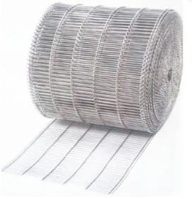 China Food industrial Flat Flex Wire Extruded Steel Mesh Conveyor Belt For Bread Baking wholesale