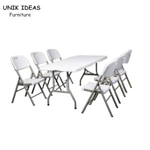 China 6ft Banquet Outdoor Plastic Folding Table Picnic Camping Table wholesale