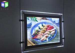China Magnetic Double Sided LED Light Box Advertisment For Menu Board 240 Volt 50 Hz wholesale