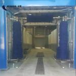 OEM 2150*4680*5200mm Mobile Bus Wash Equipment With Steel Frame