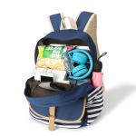 A lot of fashiona Canvas stripe School bags