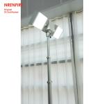1.8m pneumatic telescopic mast light for fire vehicle, pan tilt light tower,