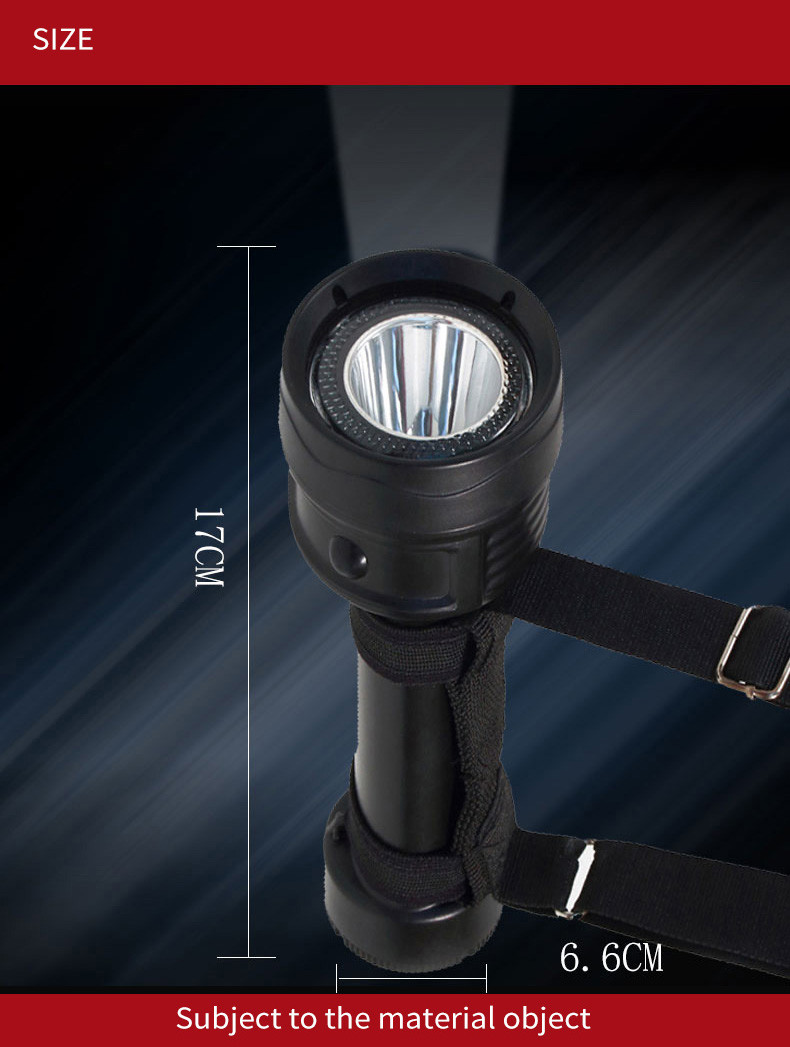 ODM Tactical XPL LED Glare Flashlight 3.7 V Compression Resistance