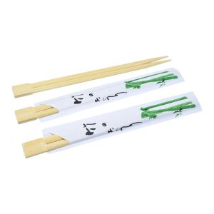 China Sustainable Dining Disposable Bamboo Chopsticks Custom Wrapped Restaurant wholesale