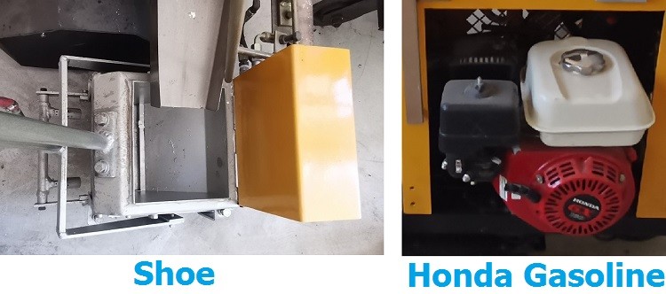 Pavement Thermoplastic Striping Machine Bulge Thickness 3-5mm Adjusted