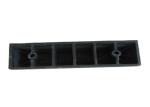 Parking Lot Rubber 540mm Plastic Car Wheel Stopper