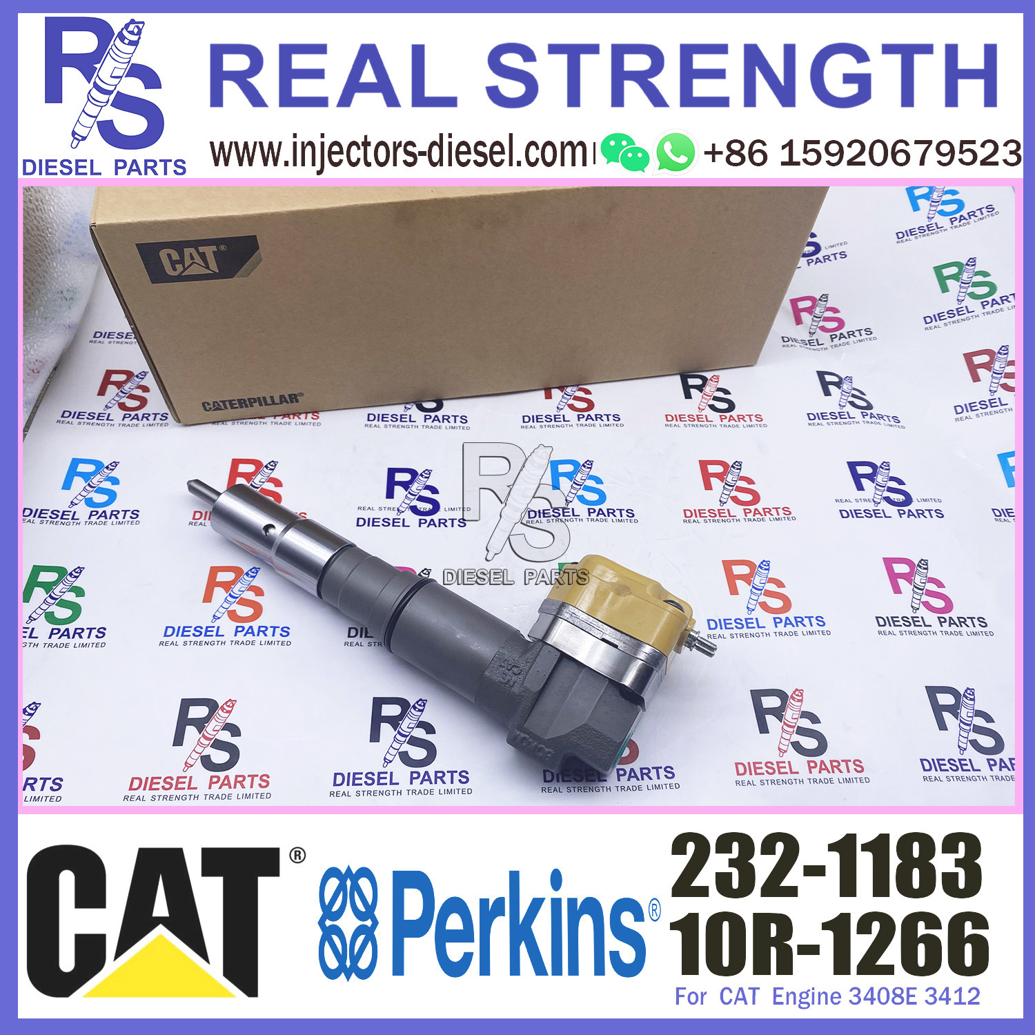 232-1171 Common Rail Diesel Fuel Injector 232-1183 10R-1267 Cat Engine Rebuild Kits