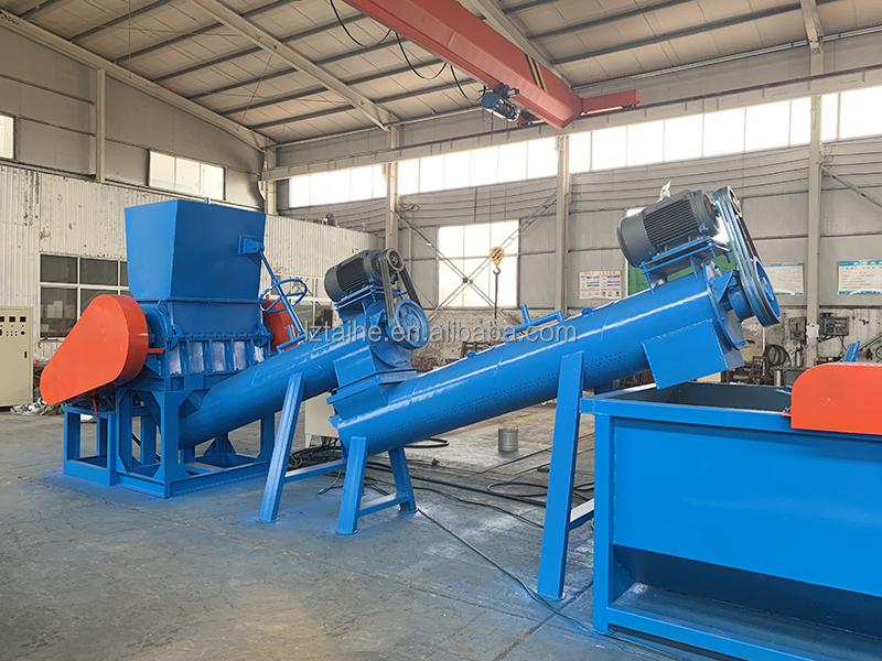 Floating Materials PP PE HDPE LDPE Washing Tank Plastic Crushing Recycling Machine Line