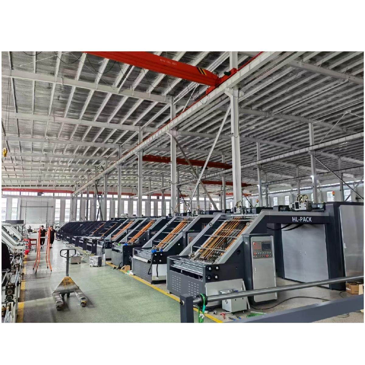 Long Service Life Corrugated Cardboard Fully Automatic Flute Laminator for Carton Box Making Machine