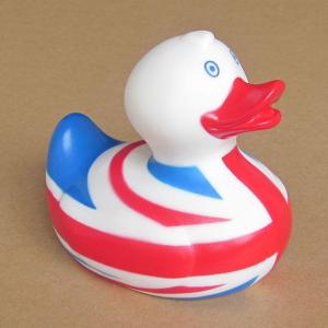 China The United States flag RUBBER duck bathroom gifts TOYS Accessories for kids or promotion wholesale
