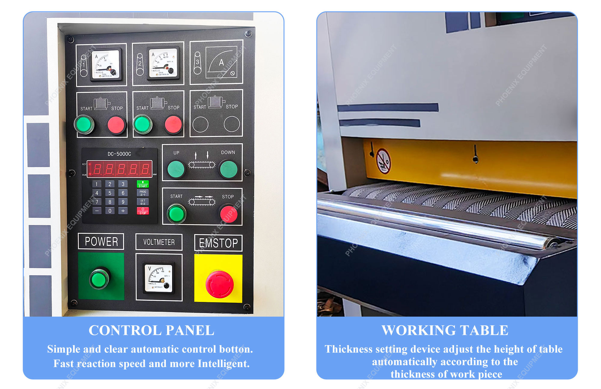R-RP630 Fully Automatic Sanding Machine for Solid Wood Board in Woodworking Industry