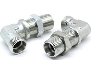 China Round Head 90 Degree Elbow Jic Carbon Steel Fittings 6c9 Swivels Hydraulic Joint Made wholesale