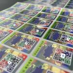Unique Custom Logo Holographic Security Stickers Permanent Adhesive Custom Shape