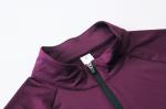 Zipper long sleeve lady cool sports t-shirt fitness running yoga coat