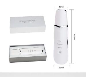 China Rechargeable Facial Scrubber Machine , Ultrasonic Face Scrubber Spatula wholesale