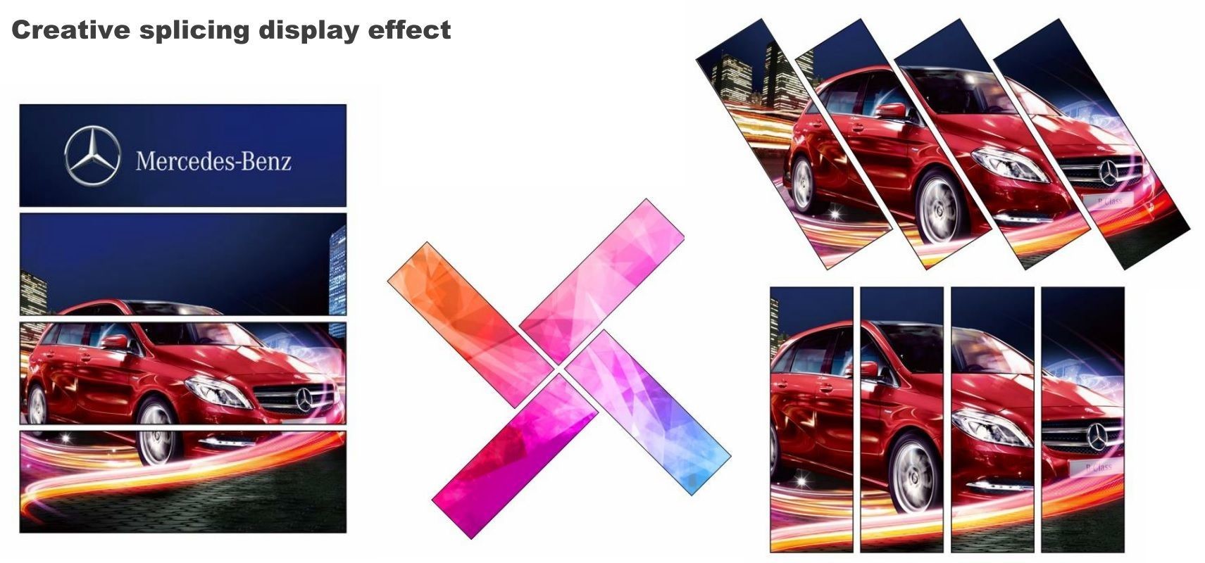 GOB P2.5 Indoor Full Color LED Screen Display Portable Digital Video Advertising Poster with Epistar LED Chip