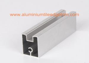 China Brushed Aluminum Extrusion Profiles , Extruded Aluminium Sections For Wardrobe Doors wholesale