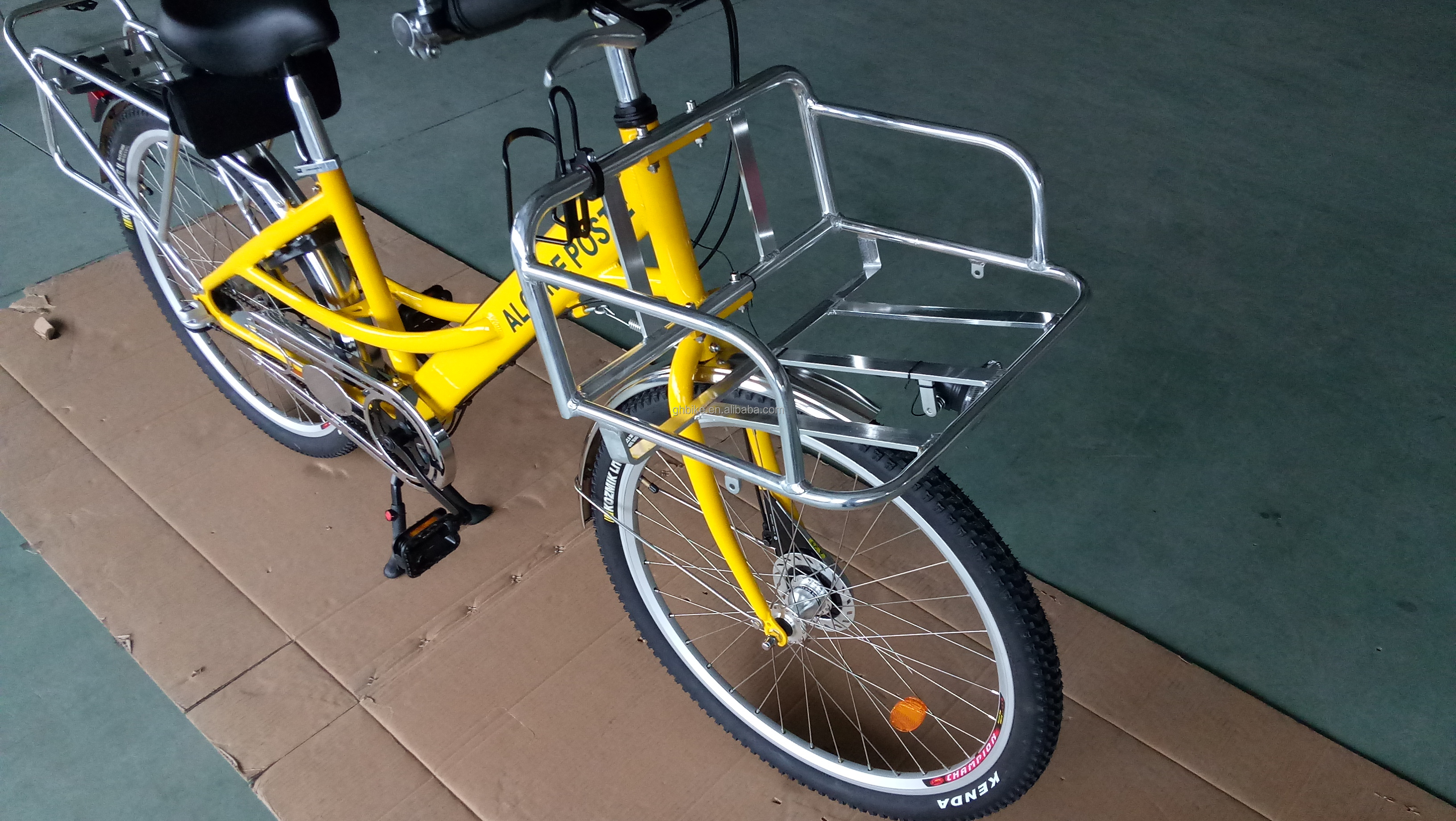 26" Aluminum Alloy Shimano Inner 3S OEM Post Office Postal Lady Women Cargo Delivery Food City Bicycle