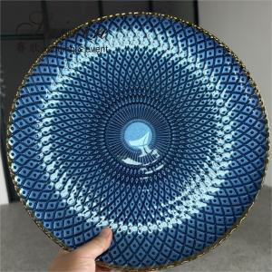 China Navy Blue Charger Plate 13 Inches Table Decoration Wedding wholesale