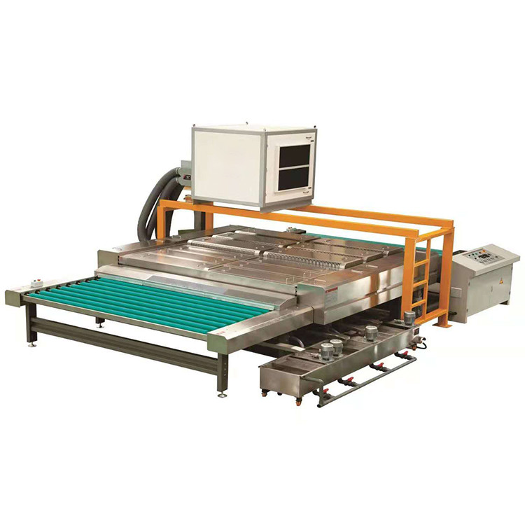 Soft Brushes 2600Mm 2500Mm Horizontal Glass Washing Machine