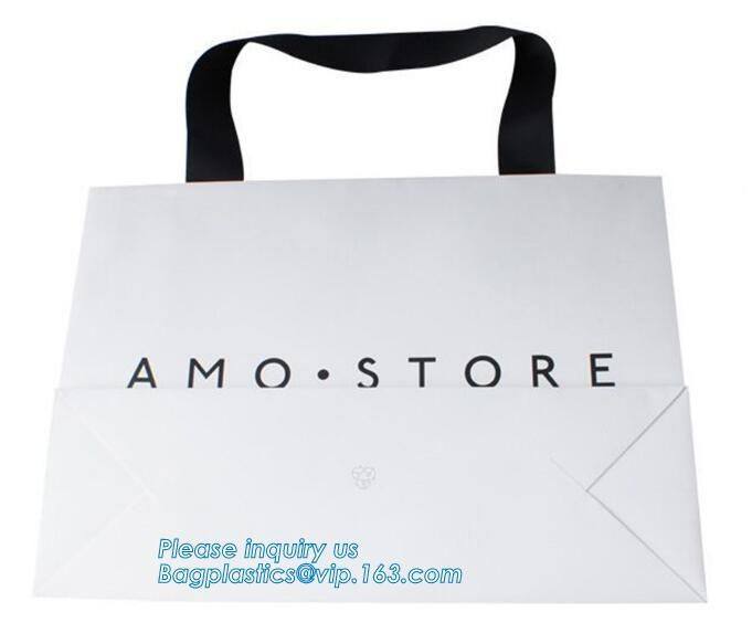 shopping bag luxury grocery bag carrier grocery paper bag,Recycled luxury Ladies Paper Carrier Bag Shopping Bag for Clot
