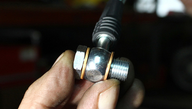 Motorcycle Braided Clutch Brake Hose Bolt Washer For M10 Banjo Bolts