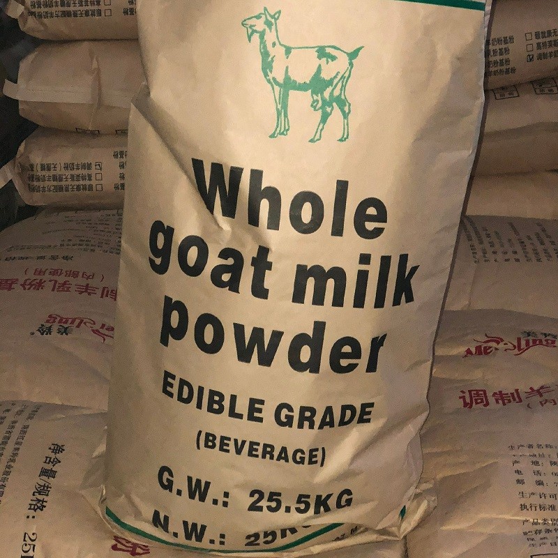 All Ages Pure Dried Whole Raw Goat Milk Powder 25Kg Packing