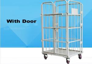China ISO9001 ISO2015 SGS Warehouse Stackable Storage Cages With Shelves wholesale