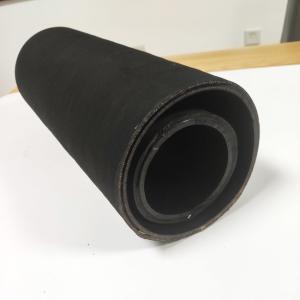 China 4&quot; Rubber Dry Cement Hose Heavy Duty Black Color Abrastion Resistant wholesale