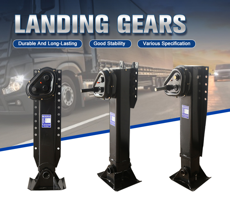 80ton Max Payload Trailer Parts Standard Size 19'' Landing Leg 28ton Jost Landing Gear 50ton Landing Gears Container Trailer