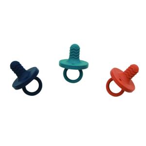 China Girl Boy Colourful Reusable FDA LFGB Silicone Baby Pacifier Teeth wholesale